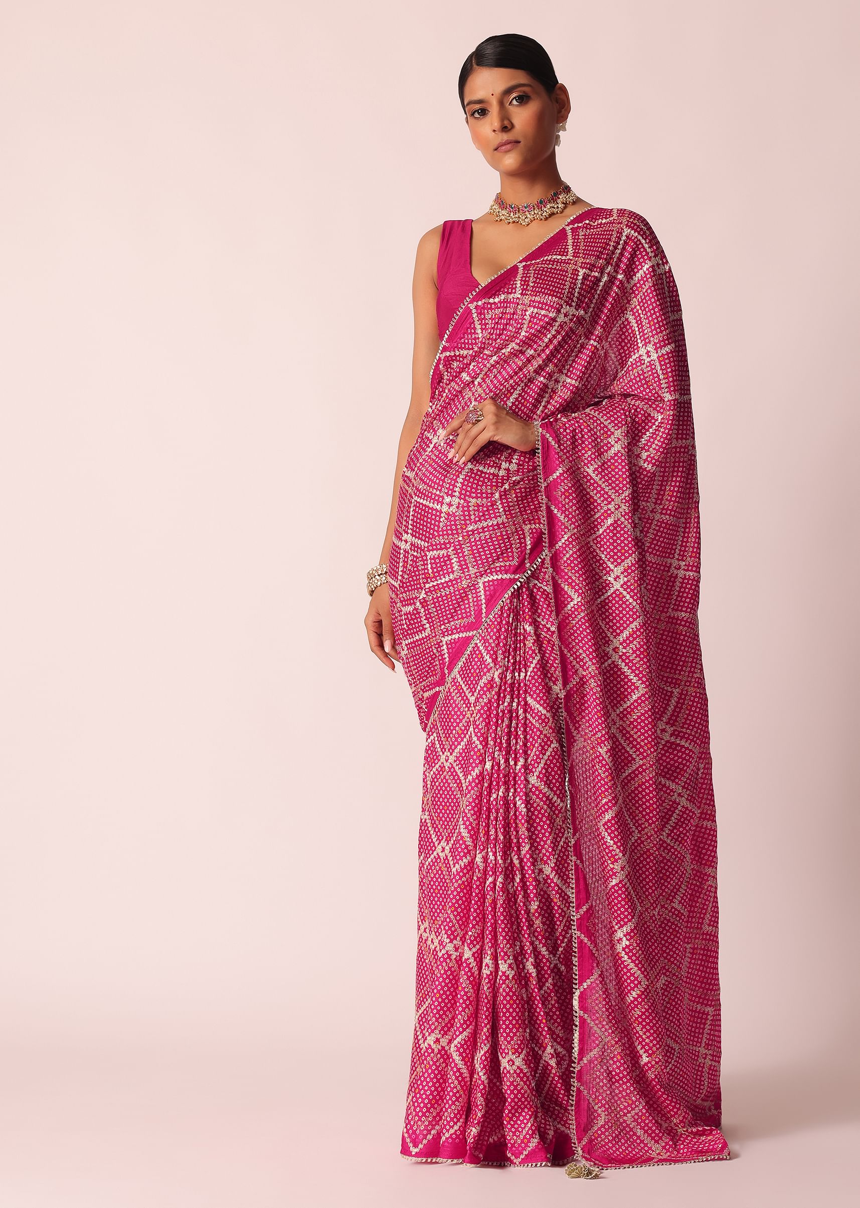 Bandhani Sarees Buy Bandhani Bhandej Sarees Online Kalki Fashion