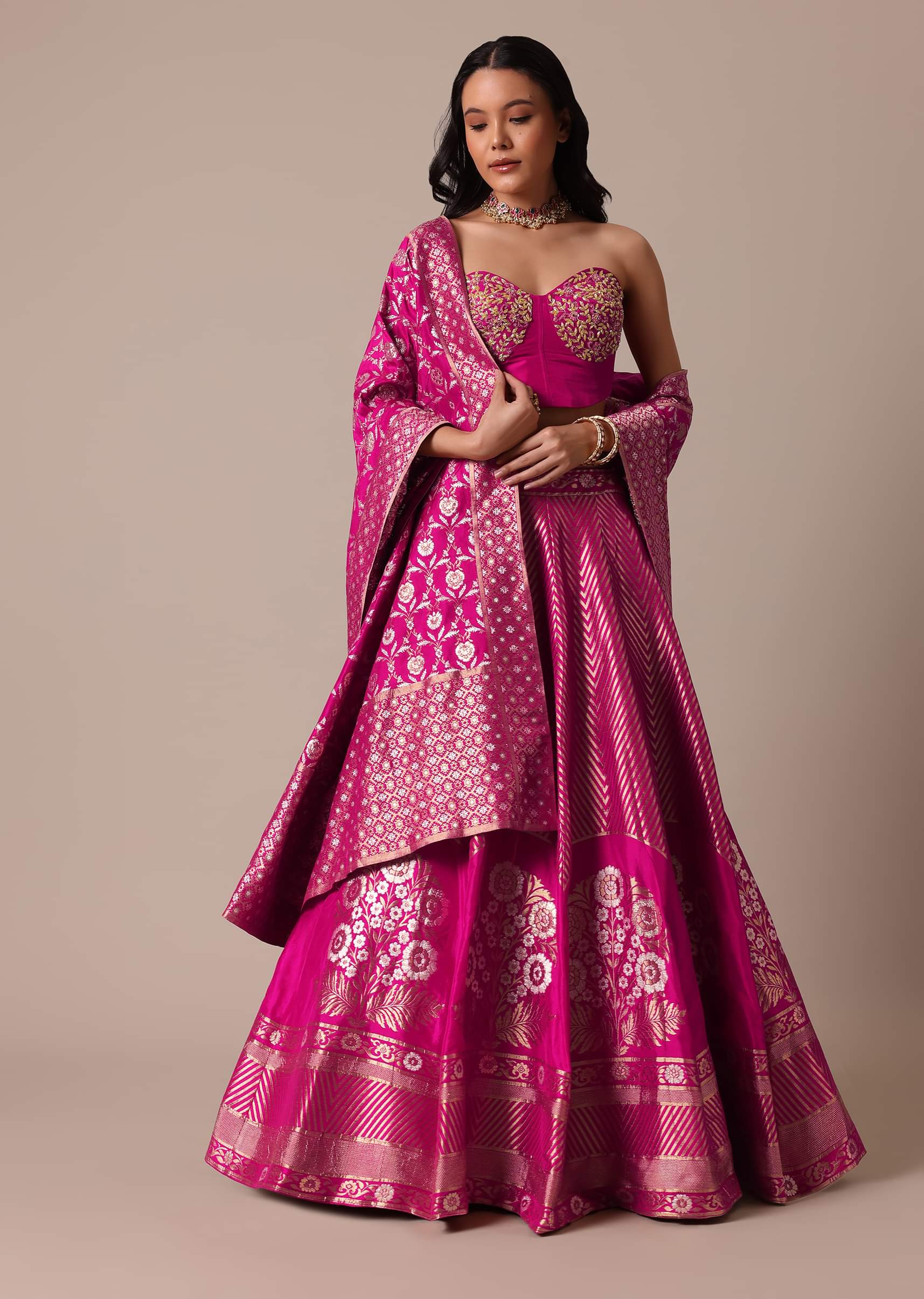 Brocade lengha discount