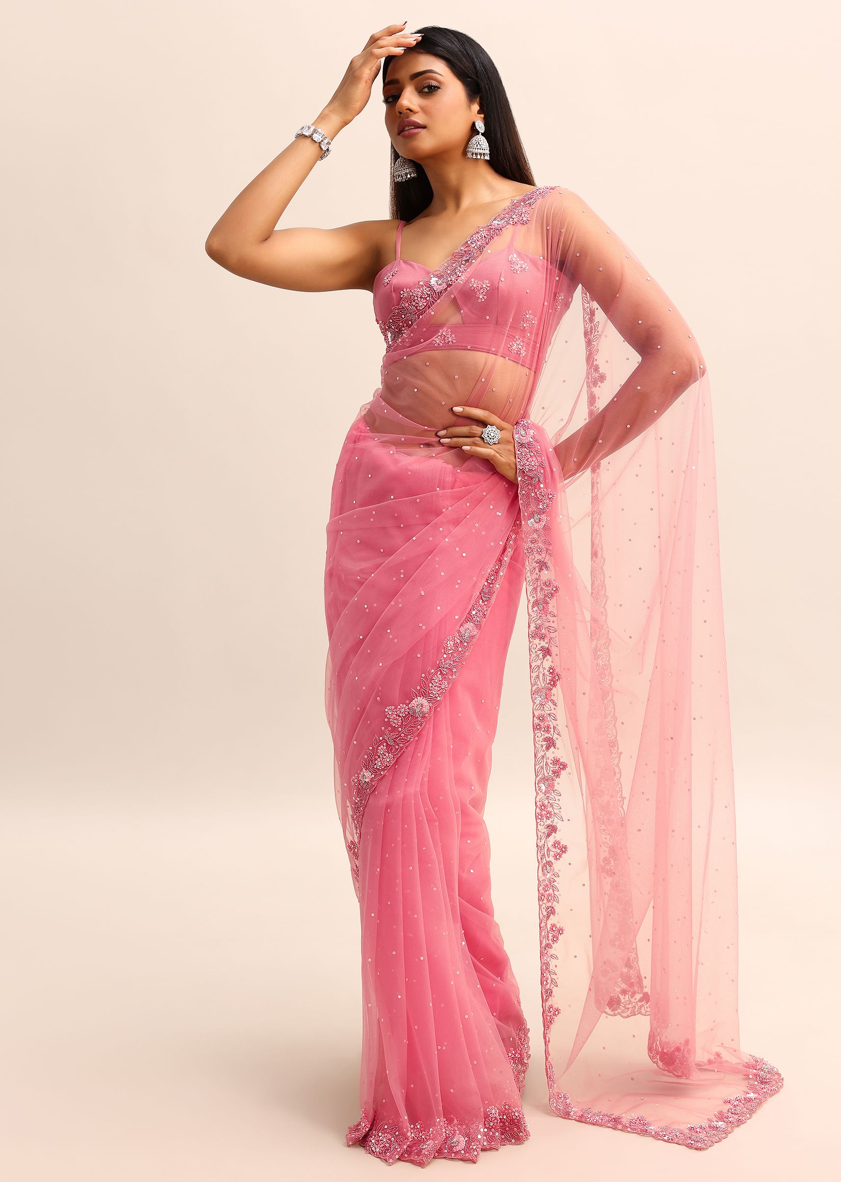 Net ki saree with price deals