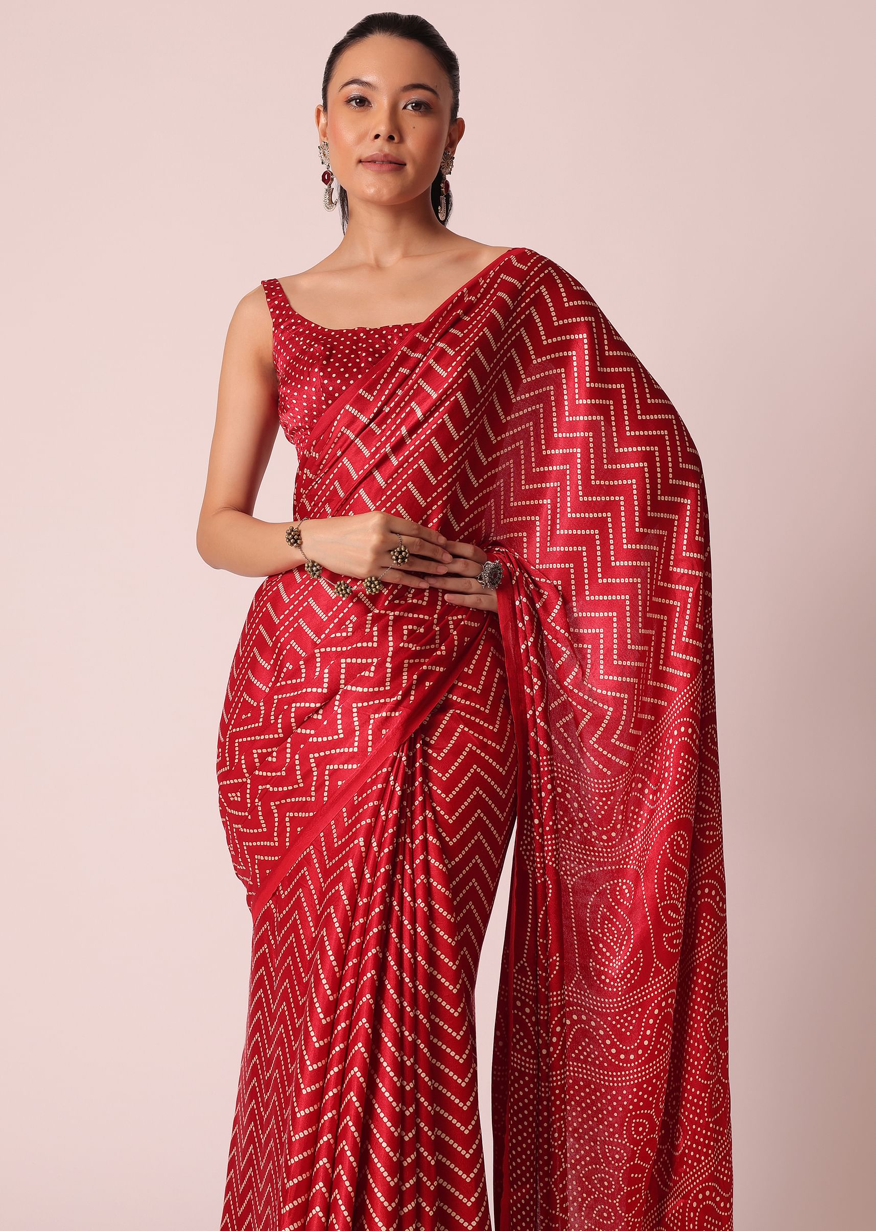 Badni print saree hot sale