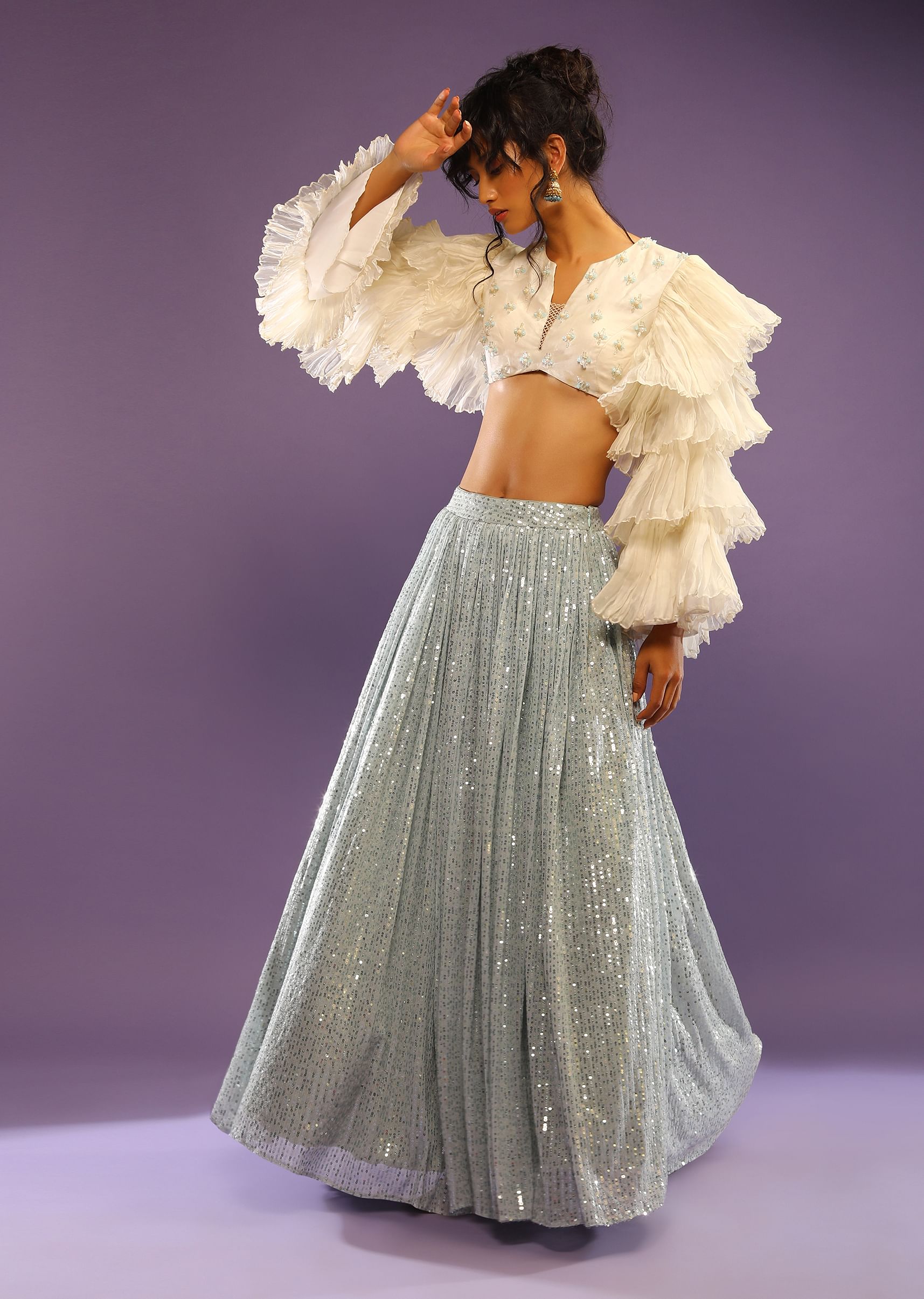 Sequin skirt india best sale