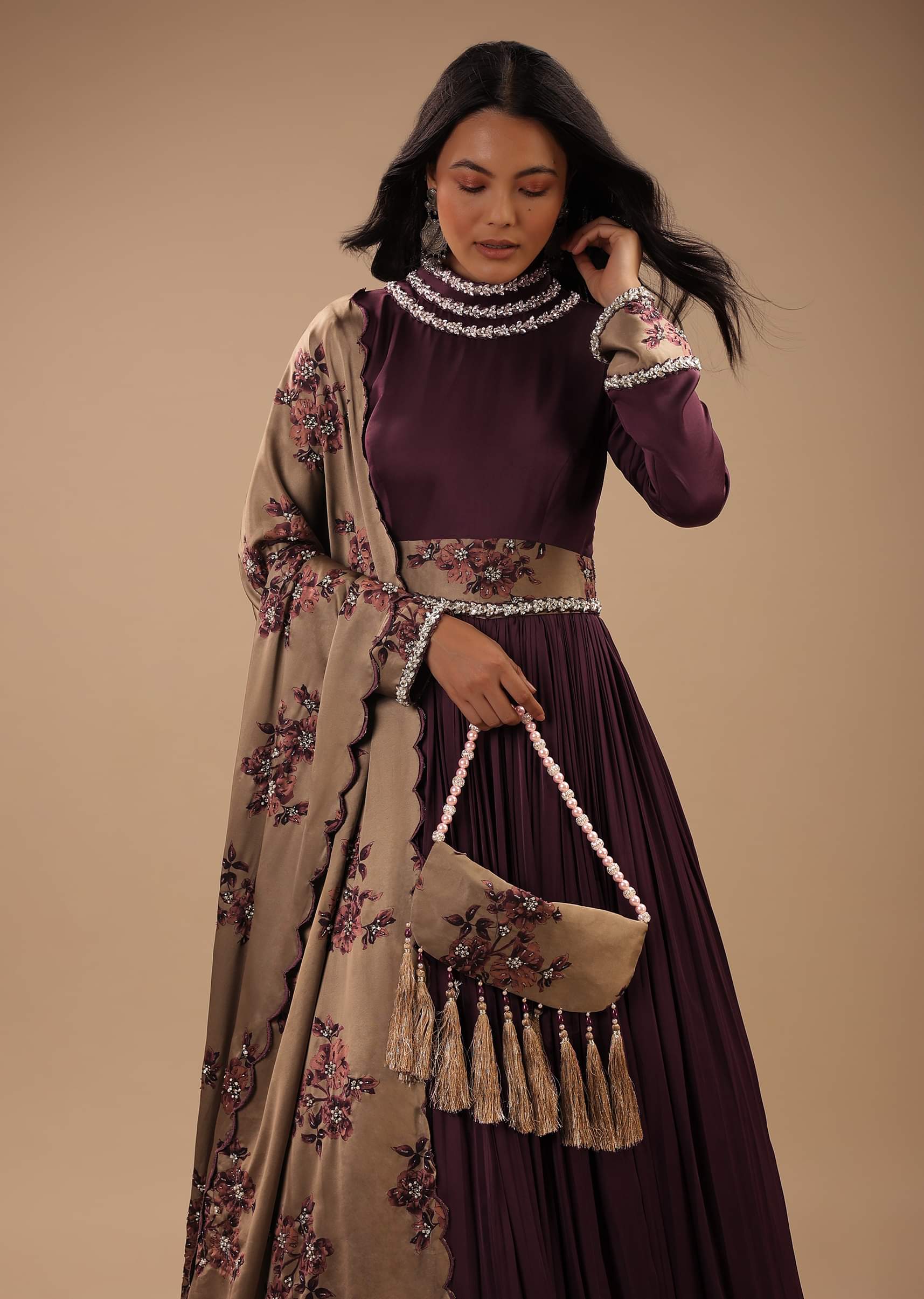 Collar anarkali dress shop