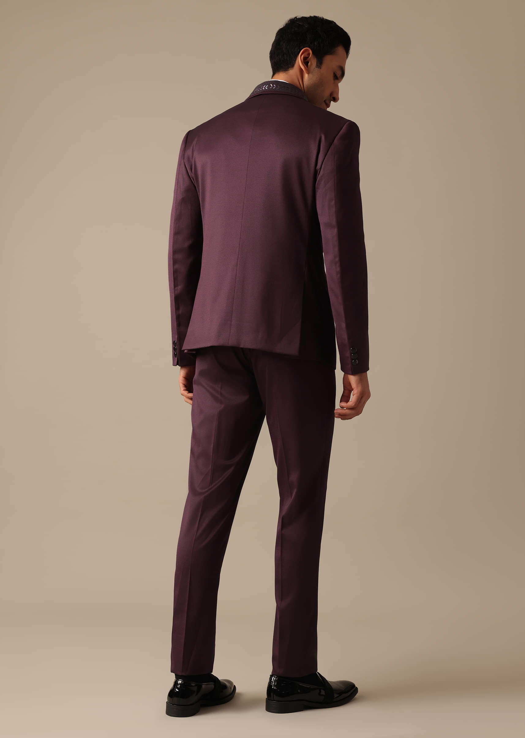 Purple blazer and trousers hotsell