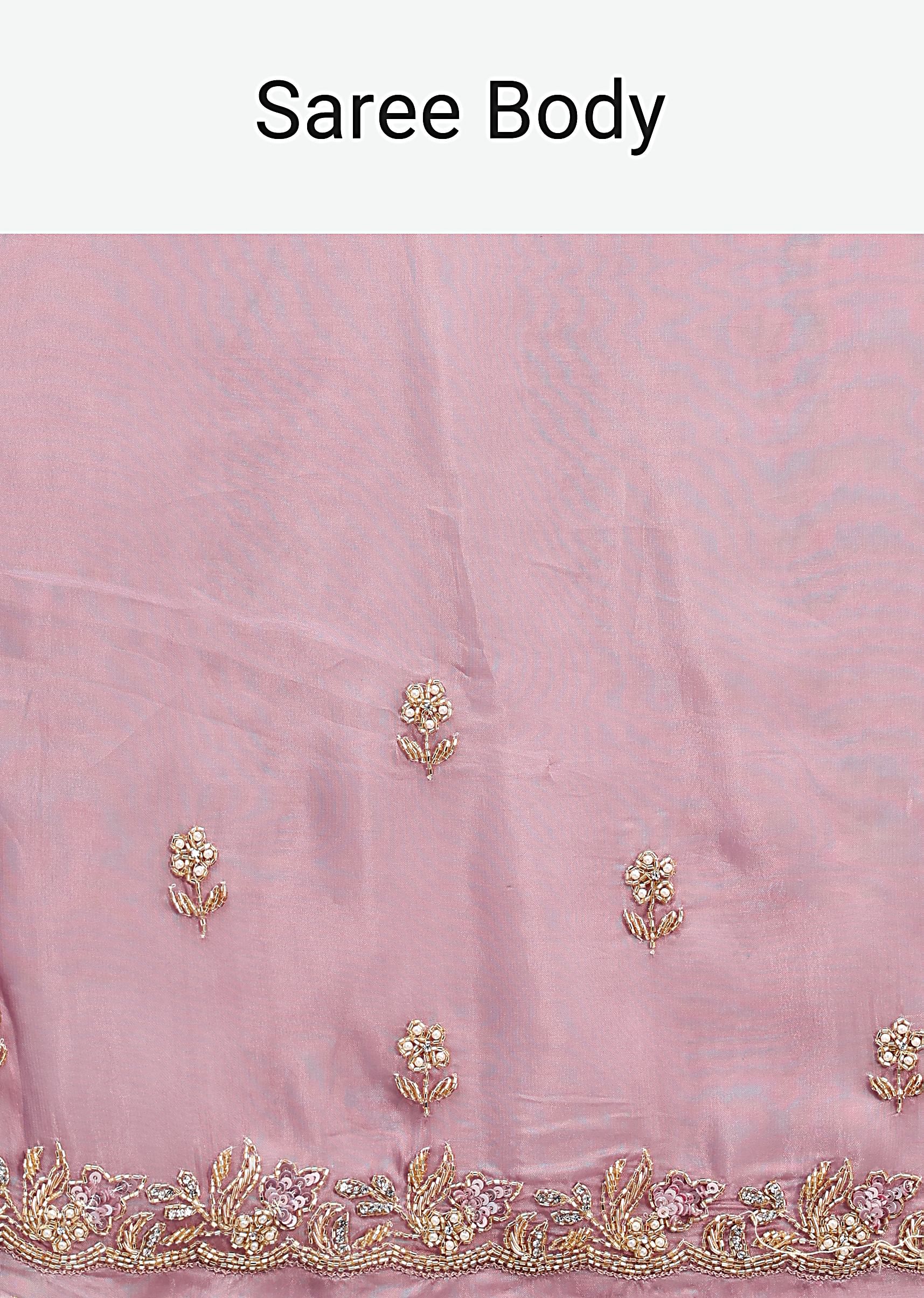Buy Purple Embroidered Chiffon Saree With Unstitched Blouse Buy Purple Embroidered Chiffon Saree With Unstitched Blouse