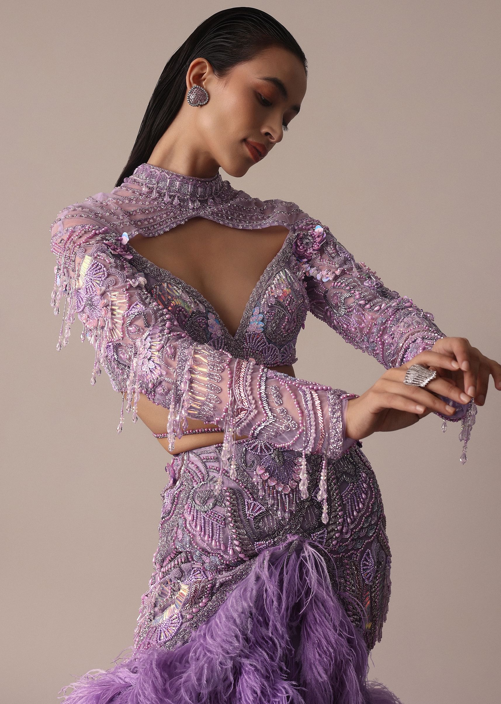 Feather skirt 3d new arrivals