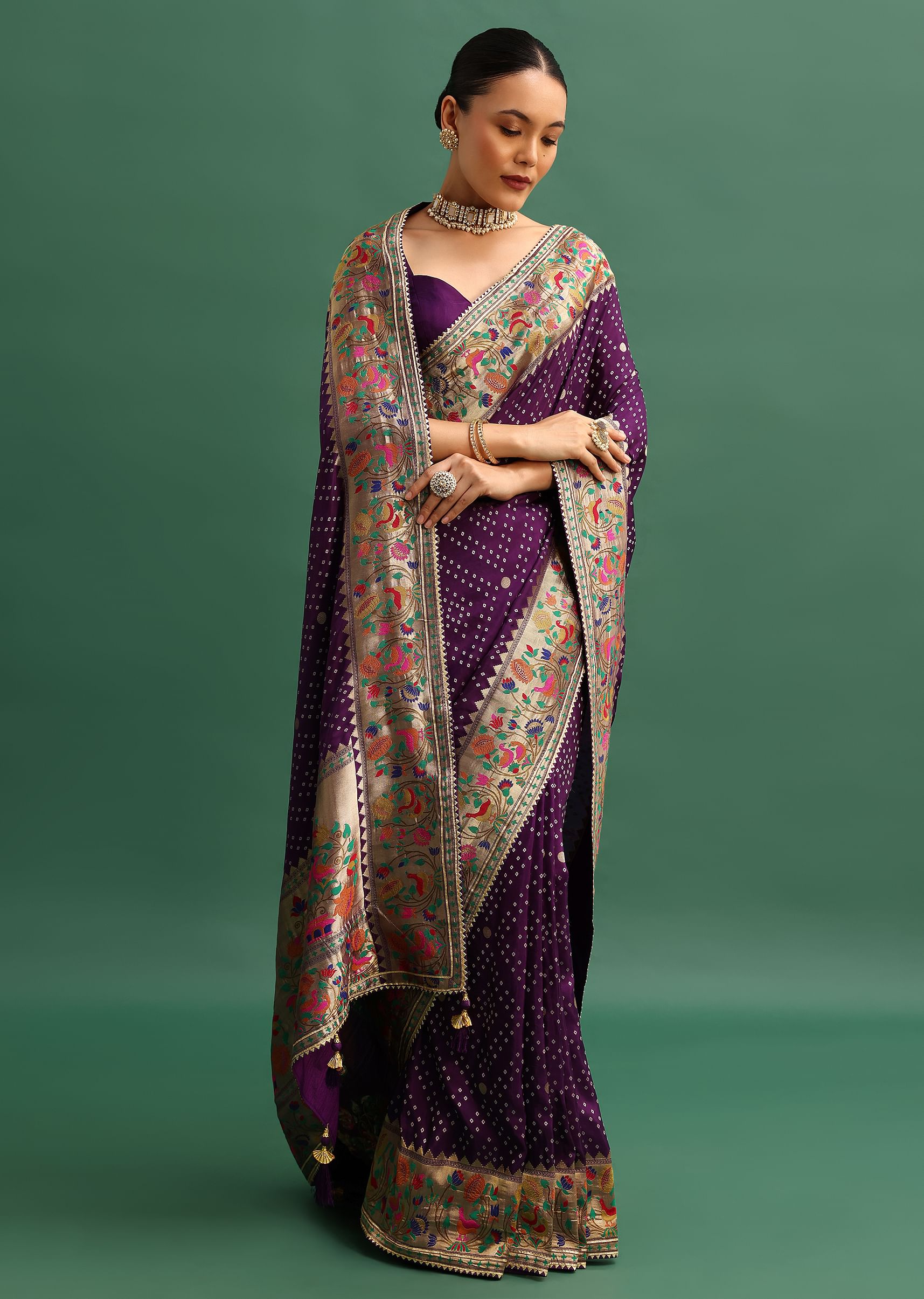 Bandhani sarees below 500 sales