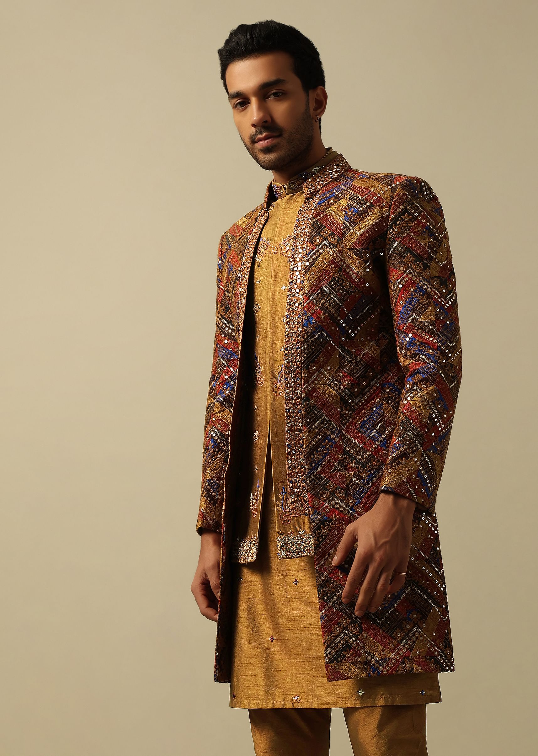 Indo western new design for mens on sale