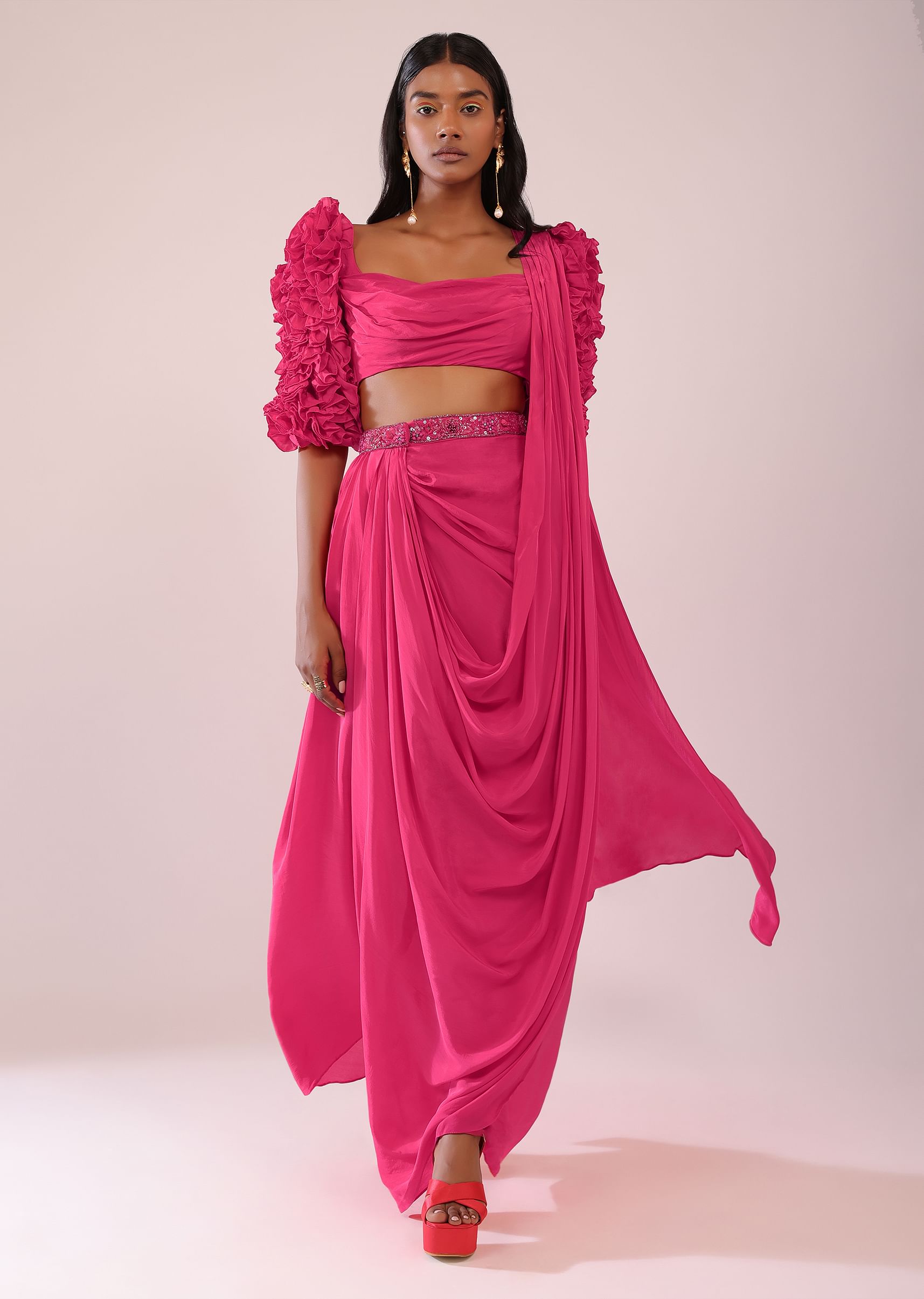 Fancy pink blouse outlet