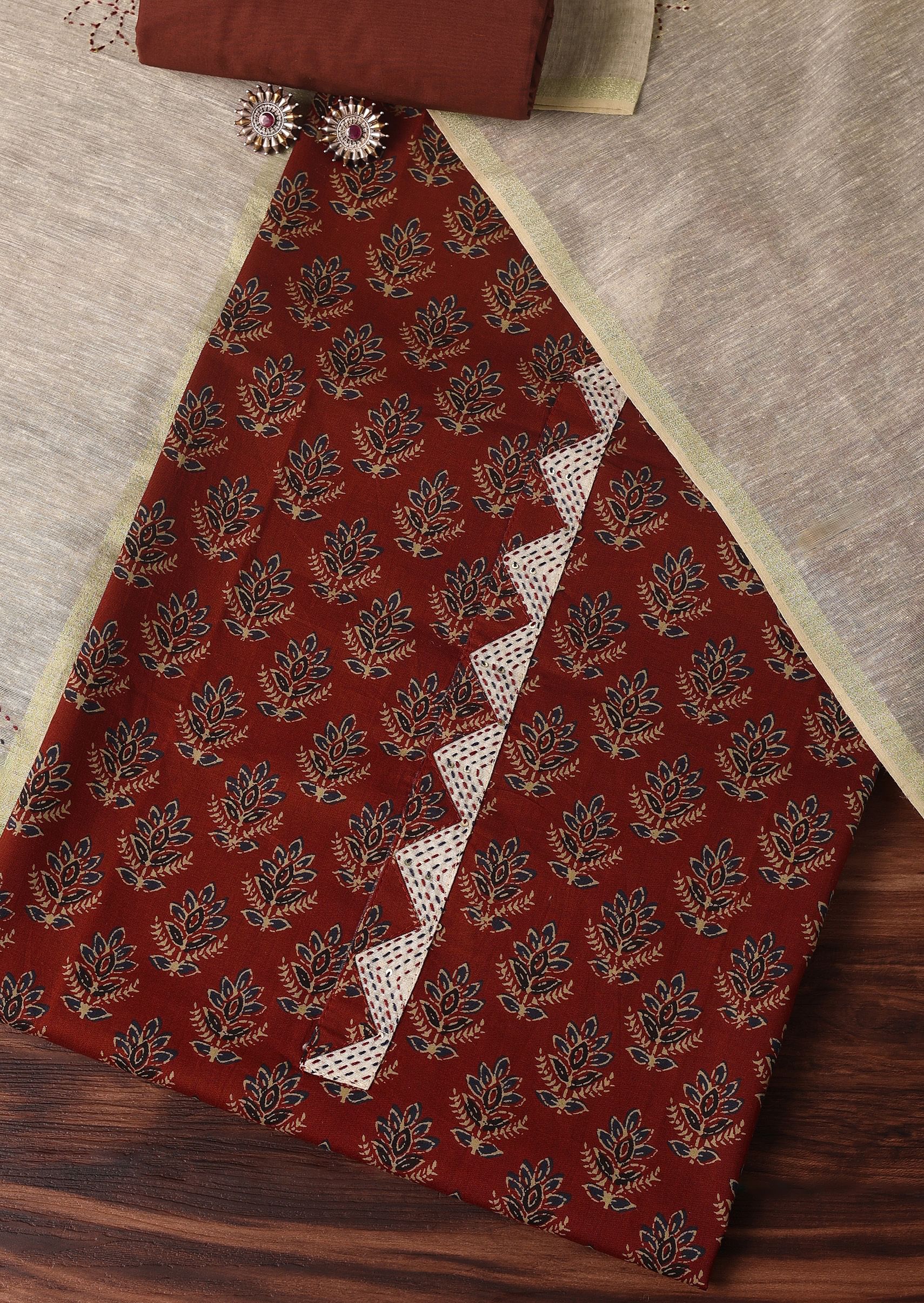 Cotton unstitched dress material online shopping new arrivals
