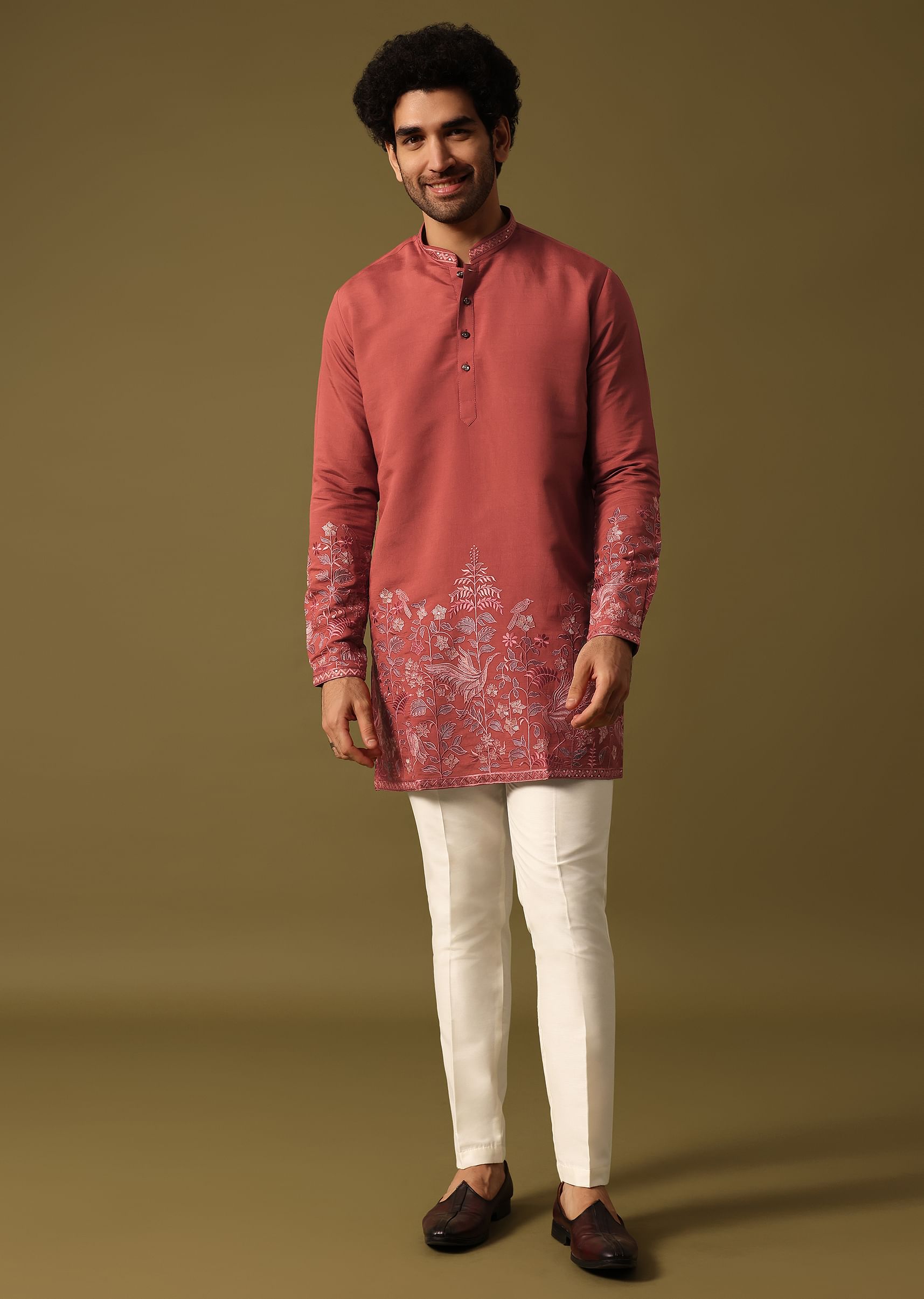 Rustorange kurta cheap