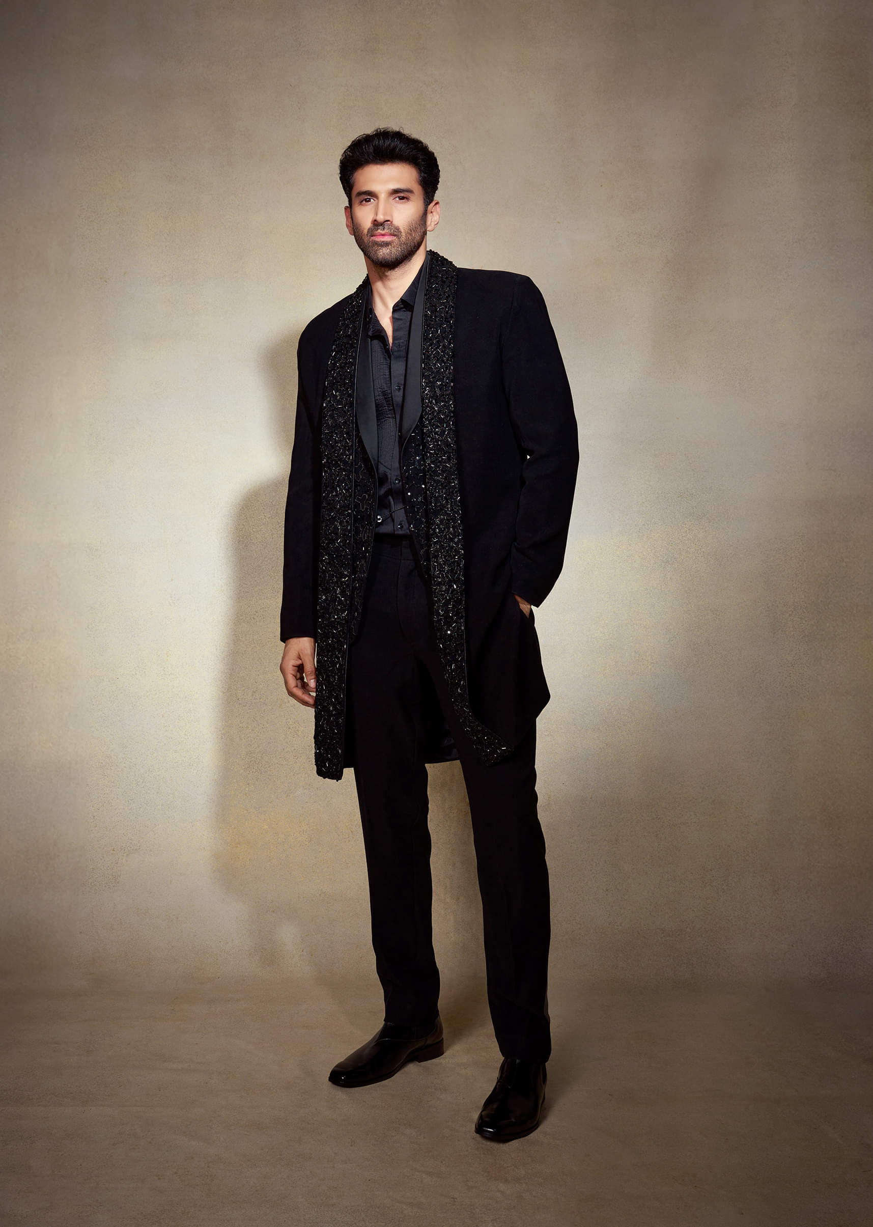 Indo western coat suit top