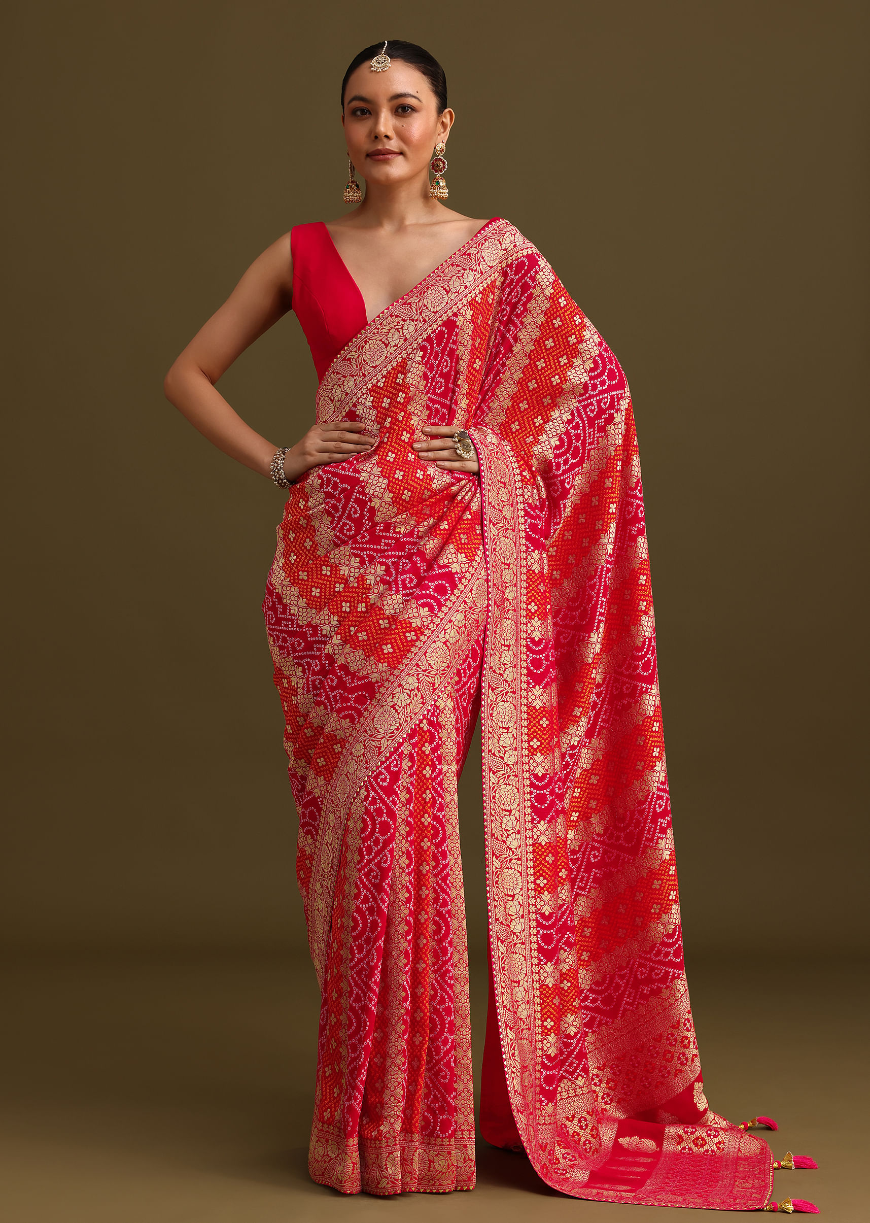 Khadi georgette saree hotsell