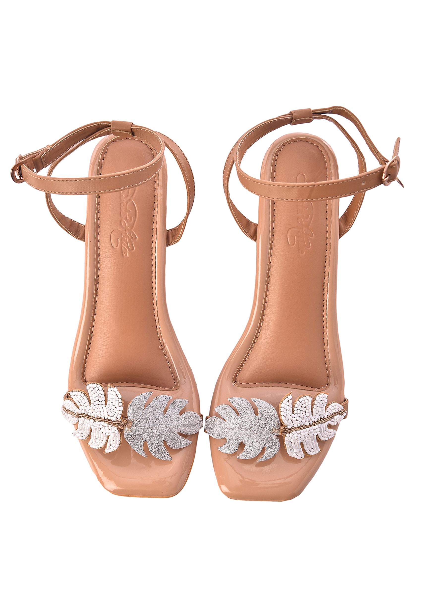 Silver 3 inch block heels sales