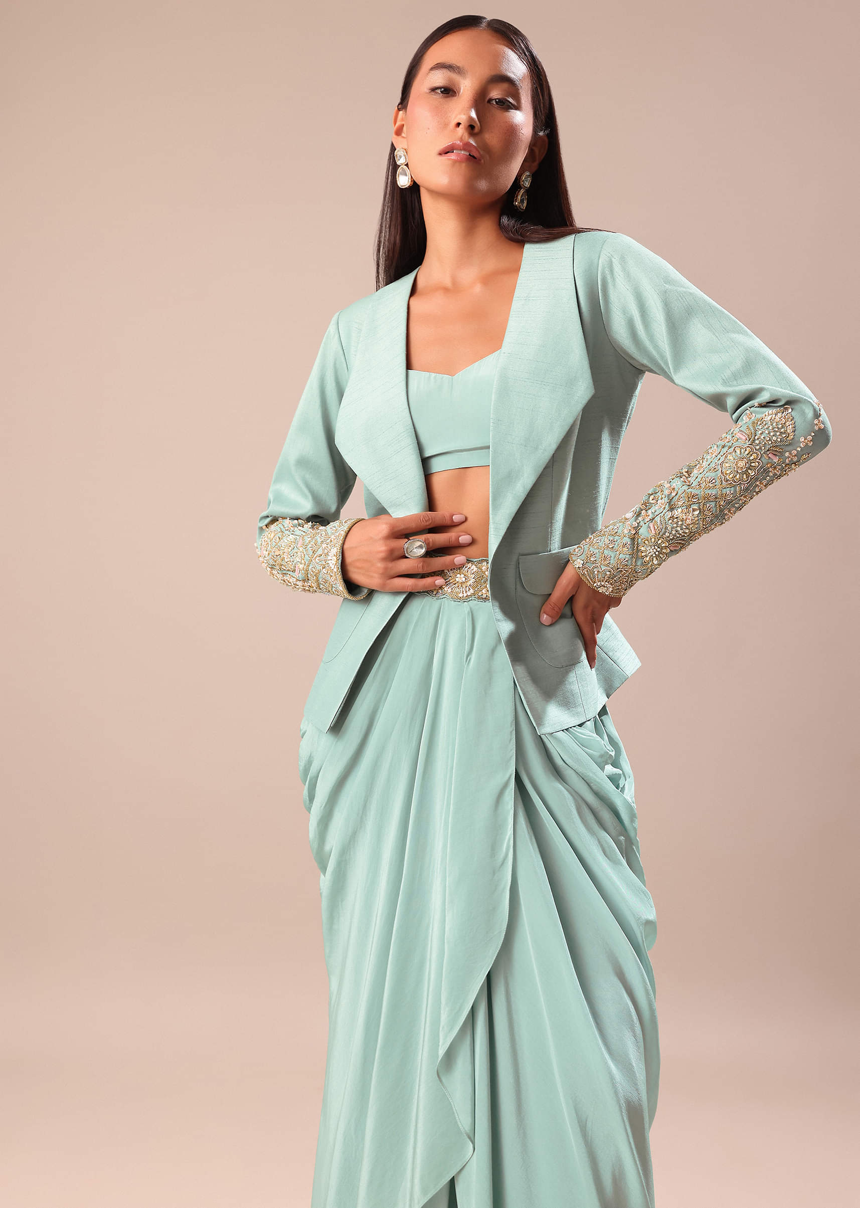 Draped skirt dress clearance