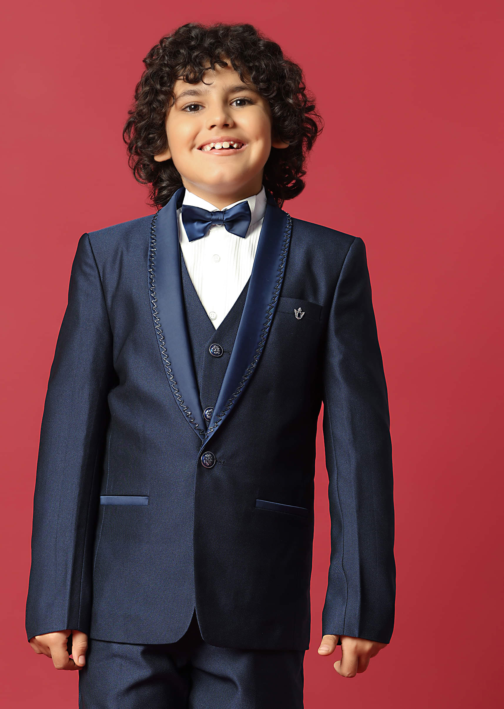 Boys blue tuxedo deals