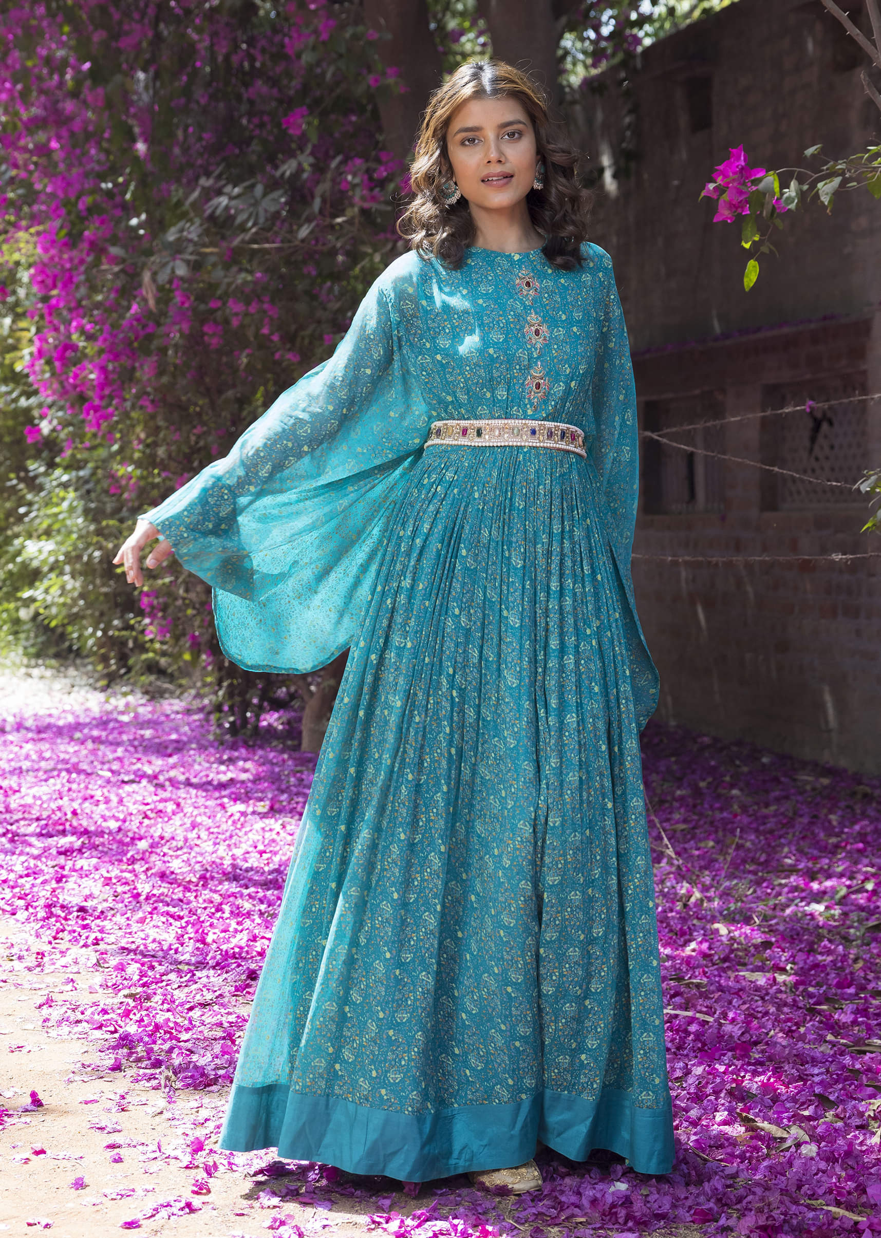Blue maxi dress online hot sale