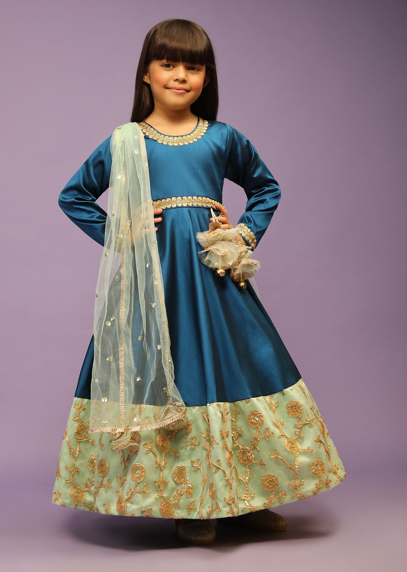 Anarkali gown for kids discount