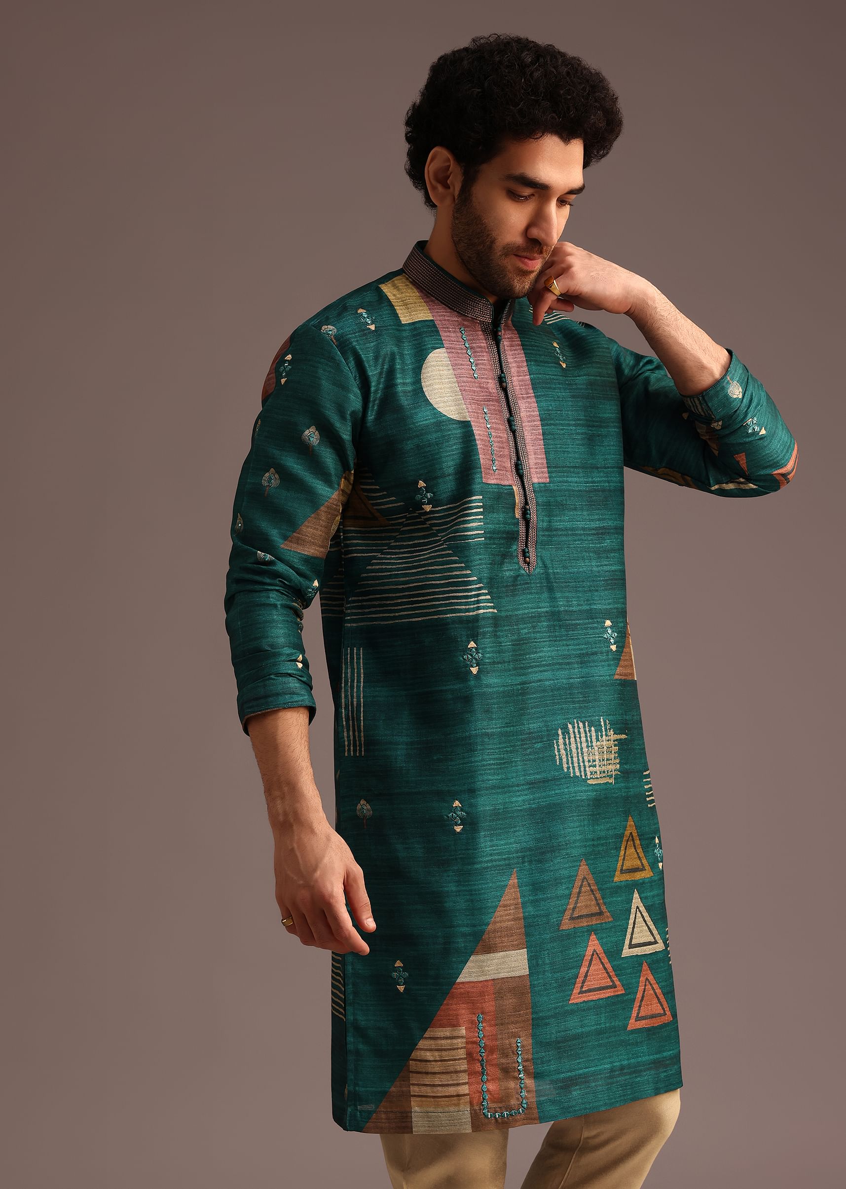 Tussar silk kurtis online on sale