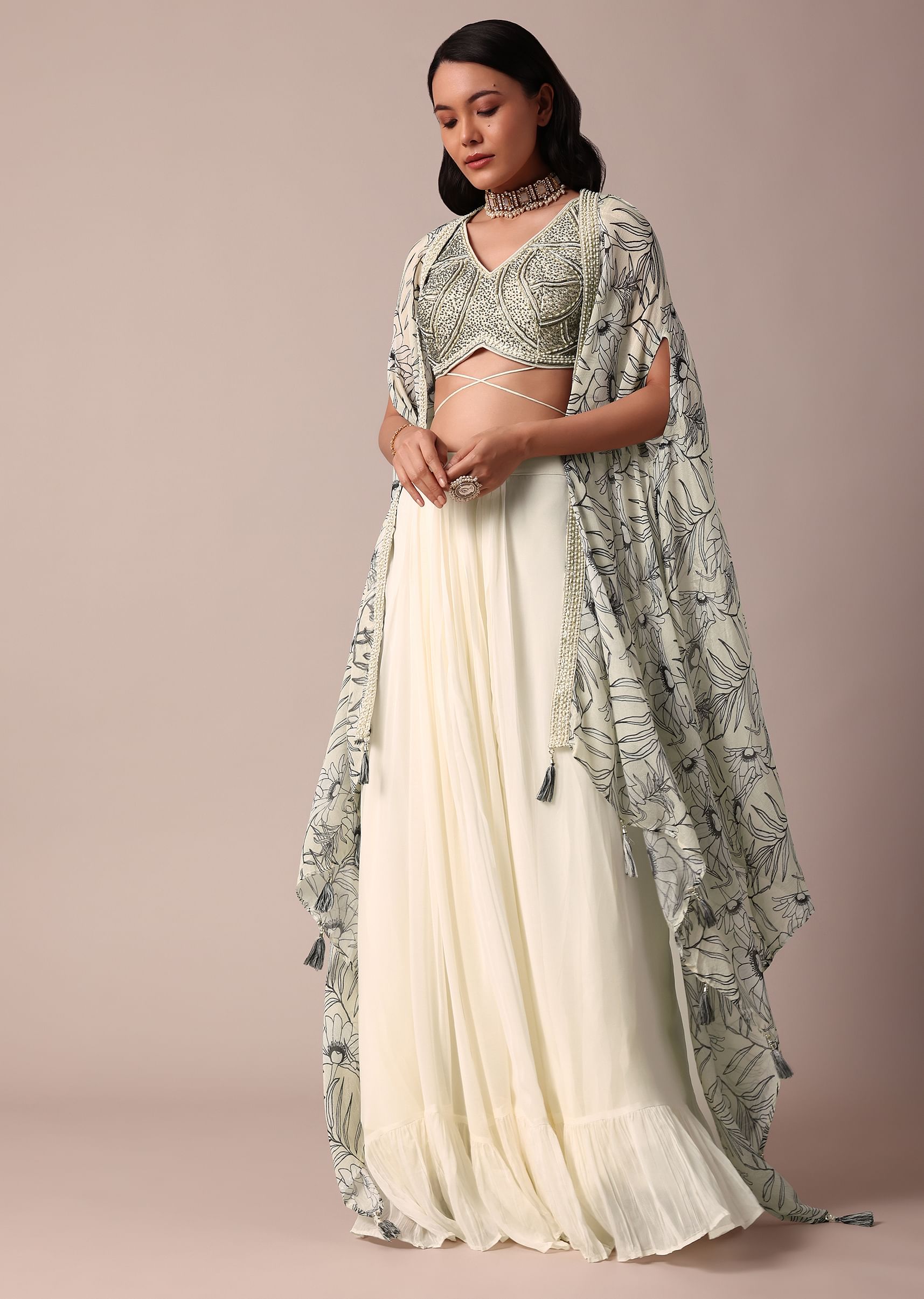 Indo western jacket dress on sale