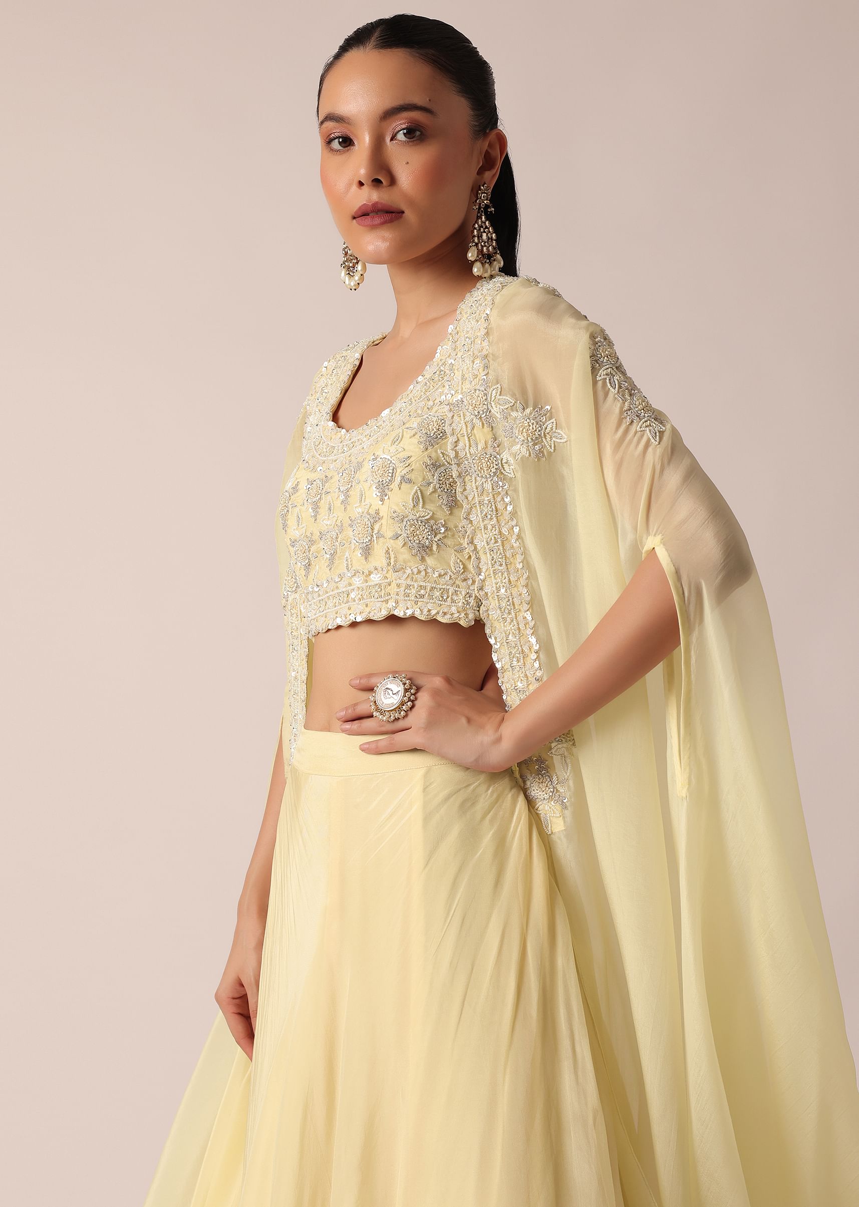 Buy Designer Jacket Lehengas for Women Online KALKI Fashion India