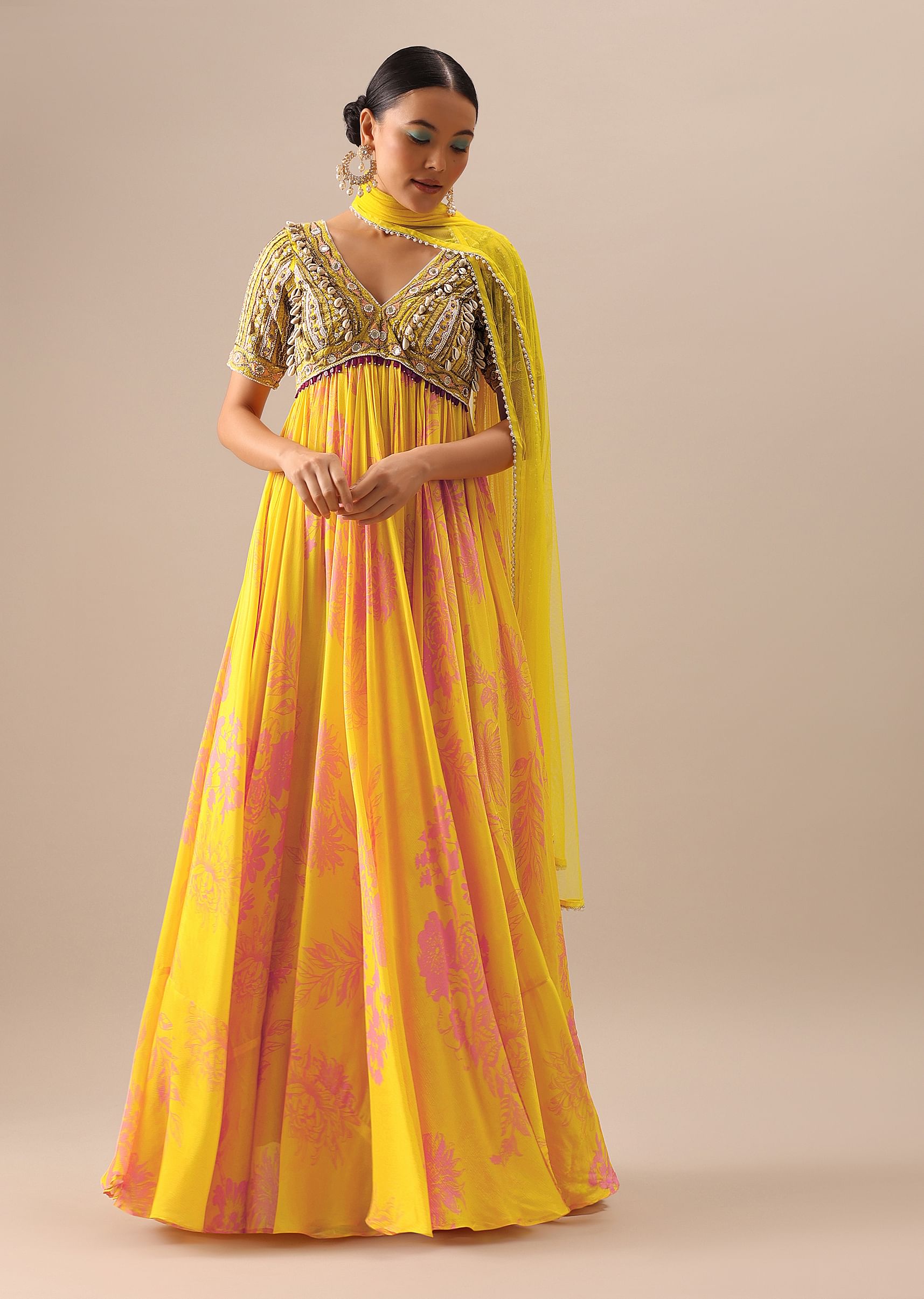 Mirror work anarkalis online clearance