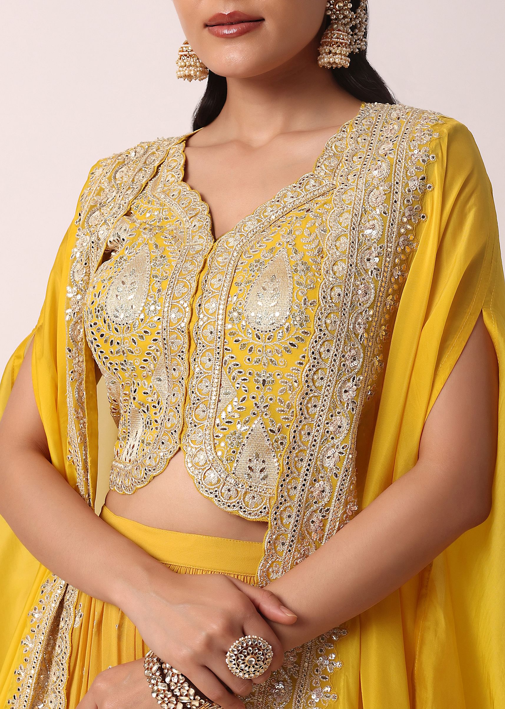 Gota patti jacket best sale