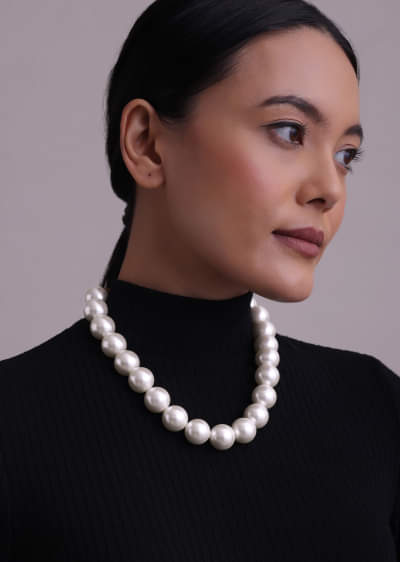 アクセサリー Cord Pearl Choker Cord Pearl Choker/TODAYFUL12510910 - Select Shop Loozel