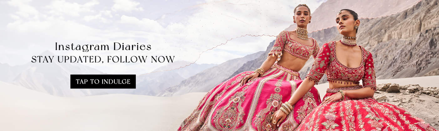 Bridal page Instagram feature by KALKI Fashion