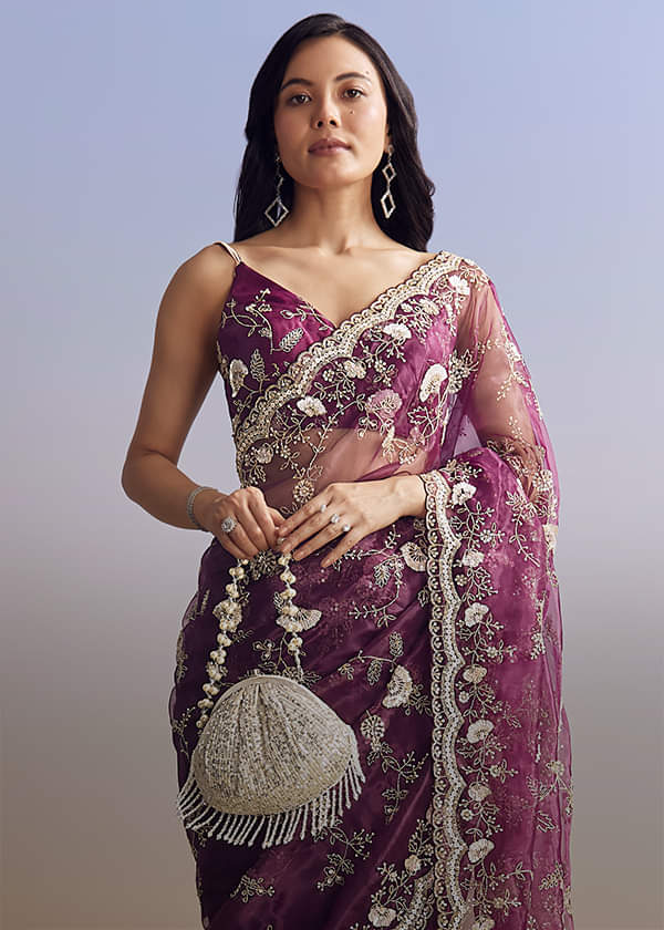 Organza Sarees