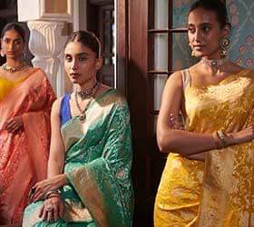  Weaving techniques blog image for KALKI Fashion